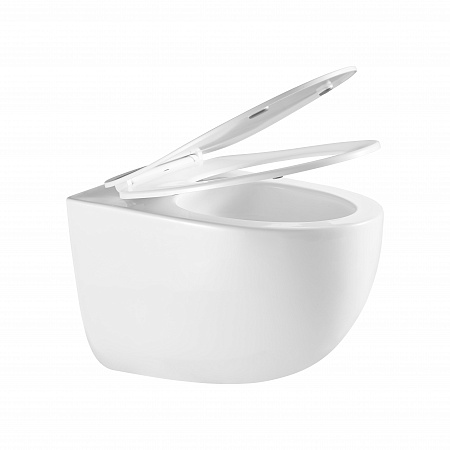 Подвесной унитаз безободковый Terminus Енисей Monolit 560х390 белый Норильск - фото 7