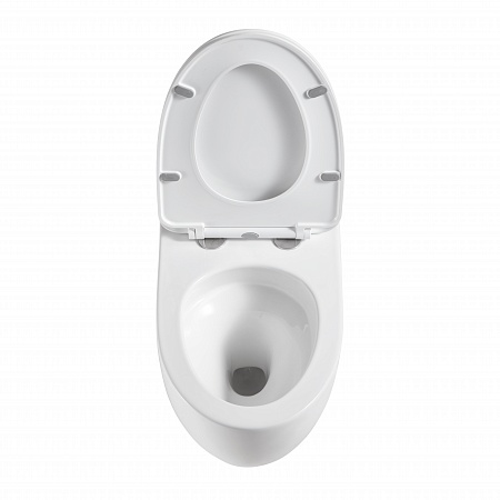 Подвесной унитаз безободковый Terminus Енисей Monolit 560х390 белый Норильск - фото 3